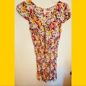 Short sleeve flower dress 💐🌹